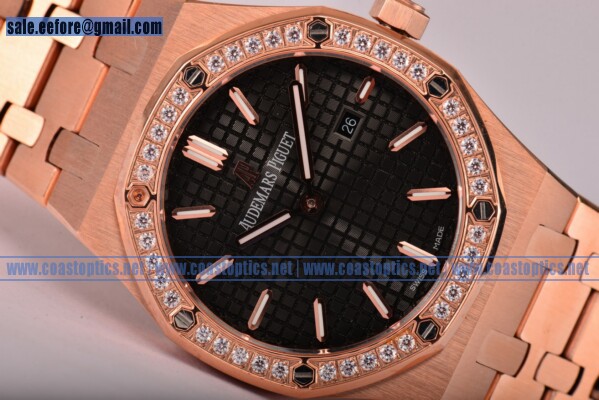 Audemars Piguet Royal Oak Watch Rose Gold 15400or.oo.1220or.01D (EF) Best Replica - Click Image to Close